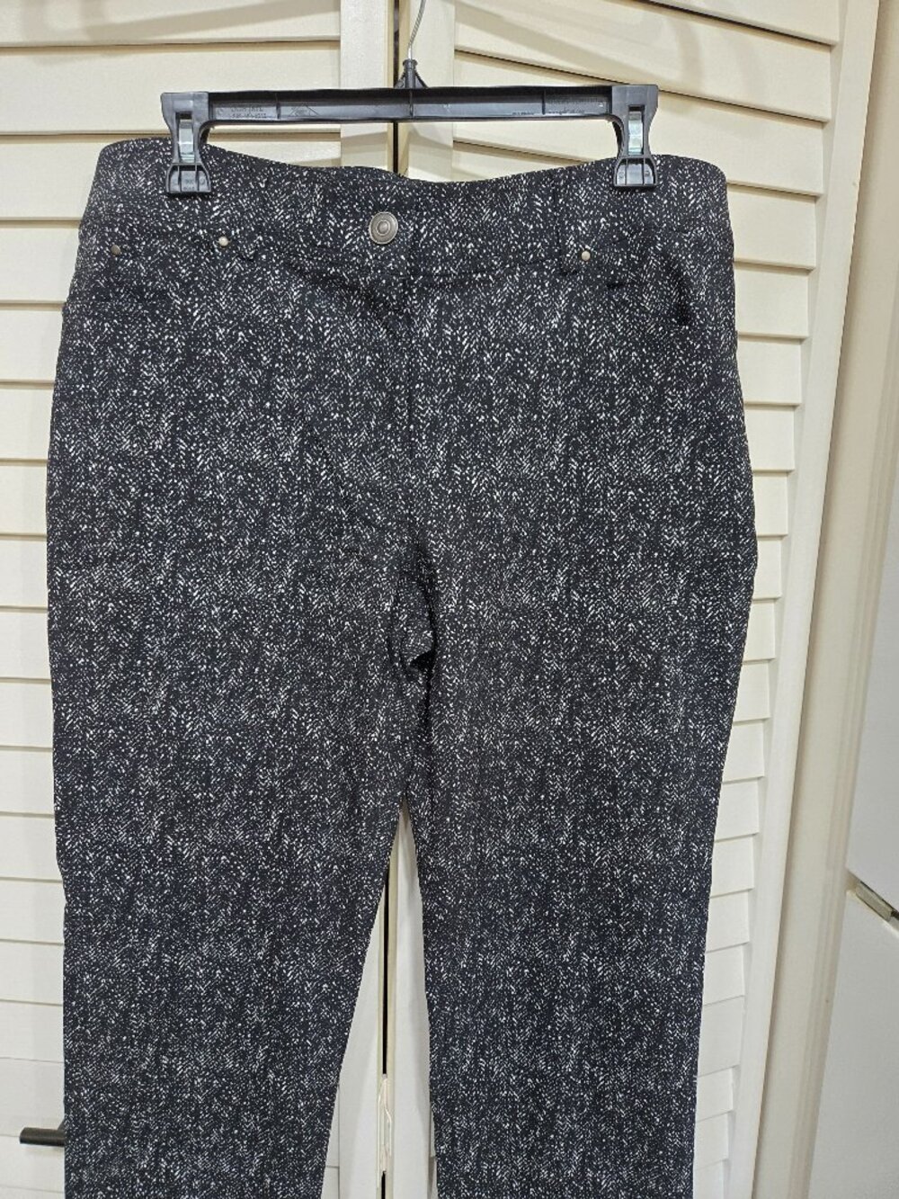 Office pant, Stretch, Size 14, Verve Blues, Black and White, like New